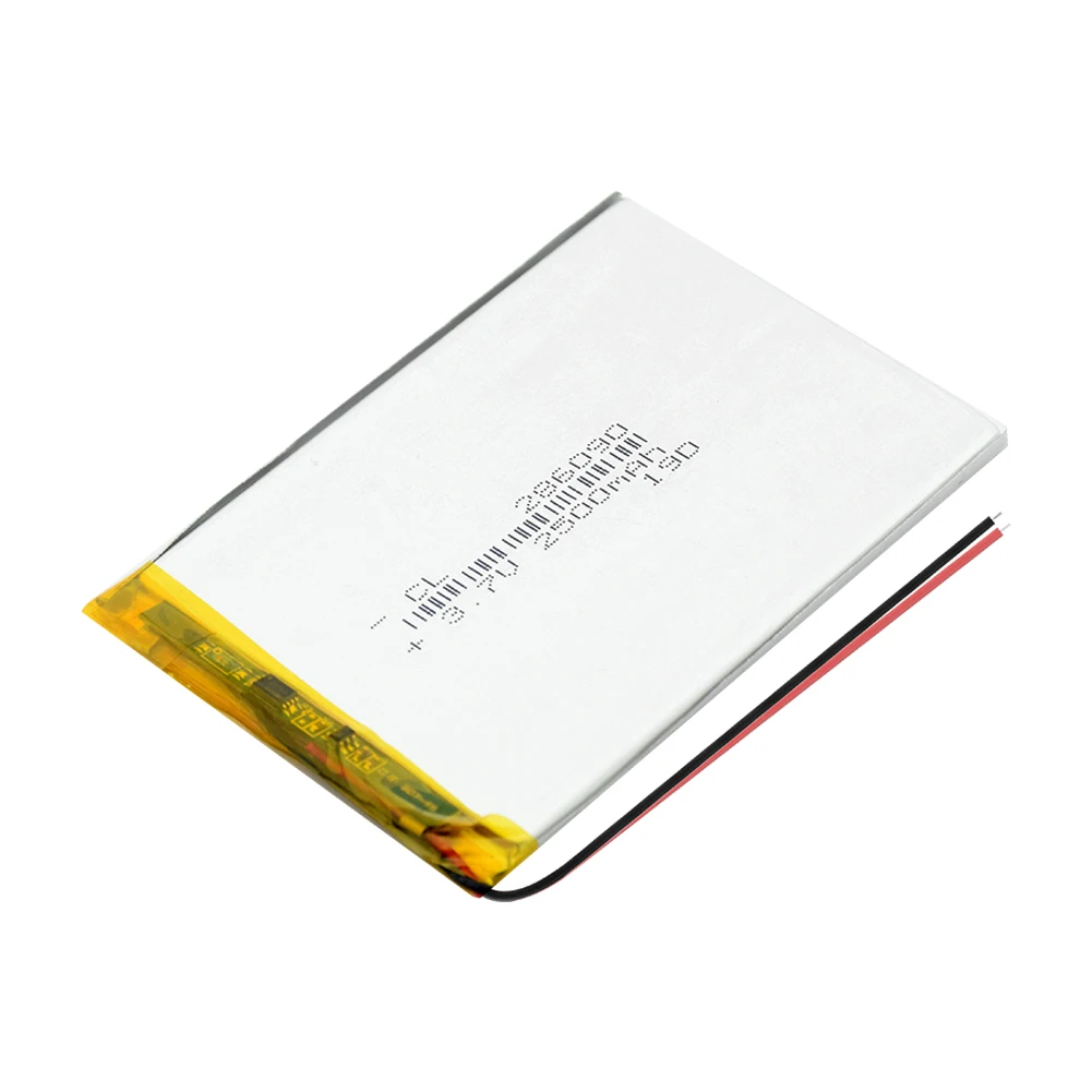 Поставка литиевая батарея полимерная аккумуляторная 286090 2500 mah 3 7 V для MP3 MP4 MP5 gps psp