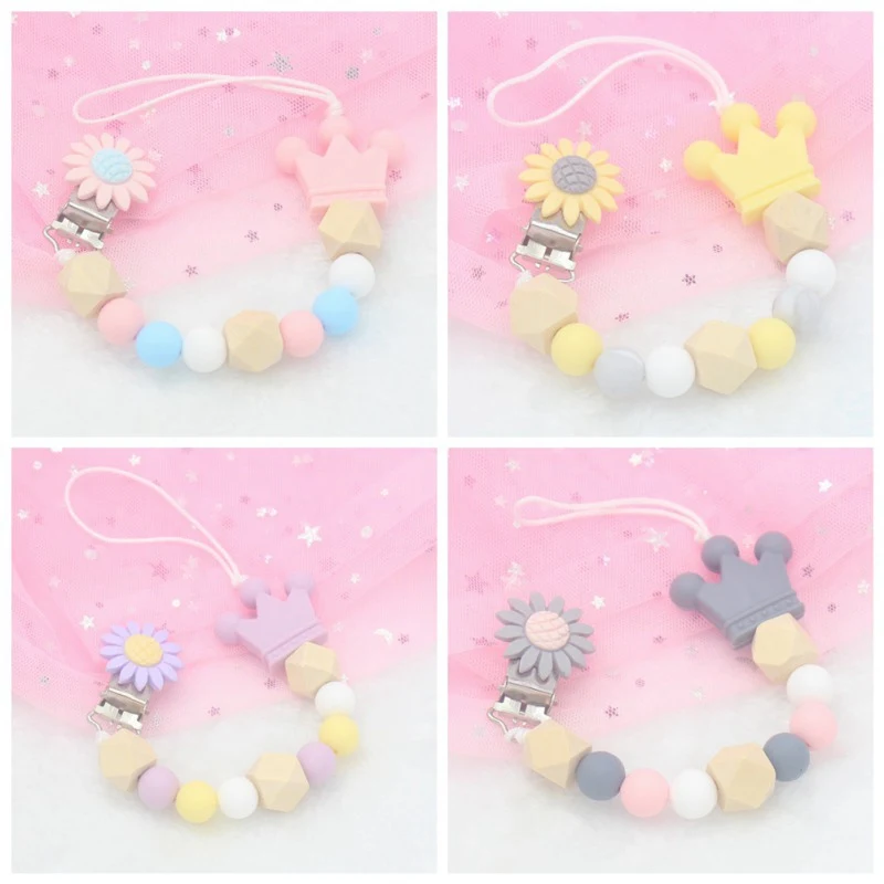 Силиконовые соски цепи безопасная цепочка для прорезывания зубов ребенка