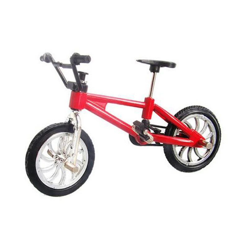 Горный Велосипед Fixie велосипед игрушка мини Fuctional Finger игрушечные велосипеды bmx творческая игра мастерство игрушка подарок случайный цвет - Цвет: A-red