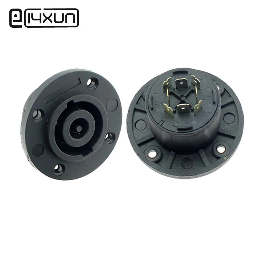 EClyxun 1 шт. 8Pin XLR Женская розетка шасси фоторазъем круглая черная фоторозетка |