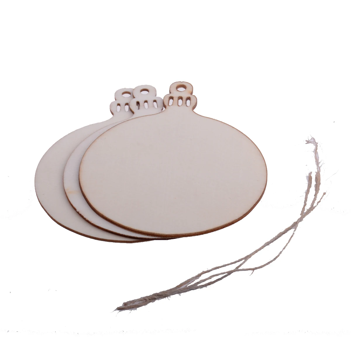 Пустой деревянный шар елка в форме безделушки рождественские подарки вечерние