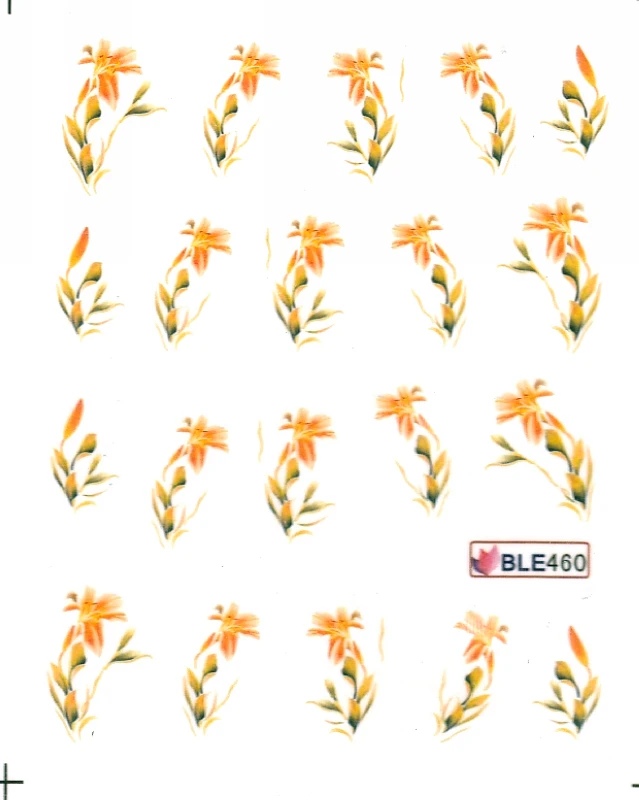 11 упак./лот водная наклейка для ногтей|water decals|lot water decalnail sticker flower |