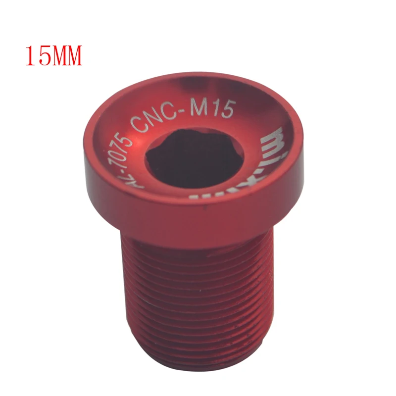 Mi. Xim Алюминий сплав M12/15 стержень со шпоночными канавками винт ES25 стержень со шпоночными канавками винт с кривошипом 12/15 мм - Цвет: M15 Red