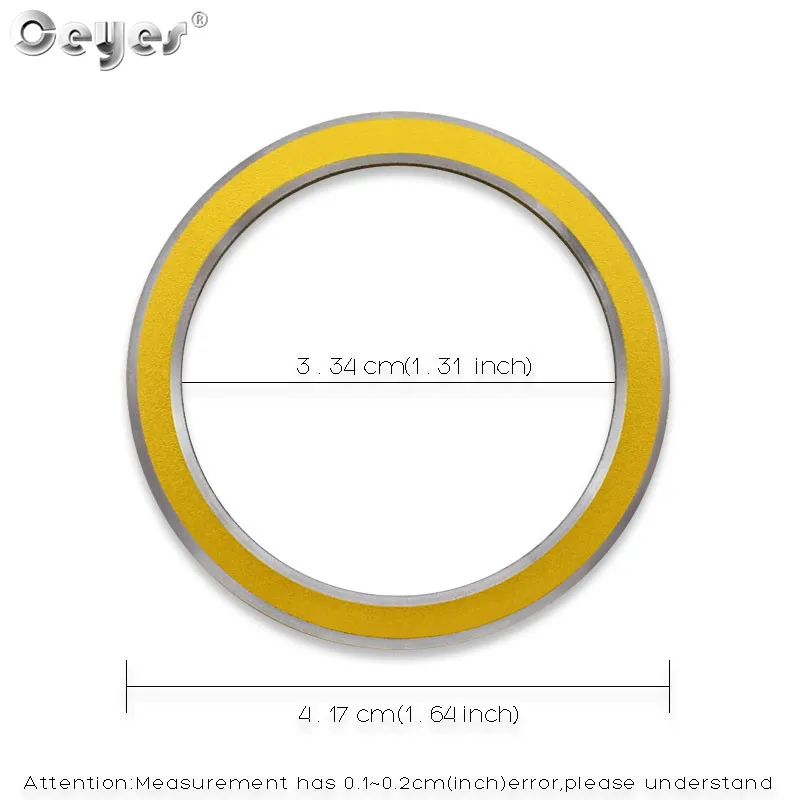 Ceyes автомобильный Стайлинг кнопка запуска двигателя круглый чехол для ключей