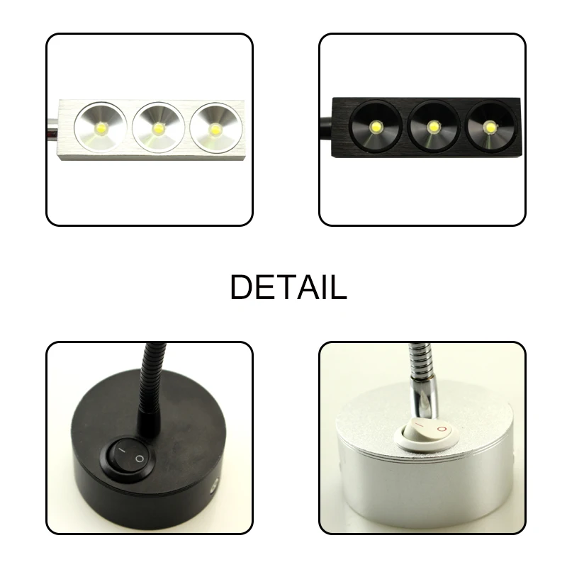 Ночник светодиодный 6 шт. отличное качество гибкий современный прикроватный