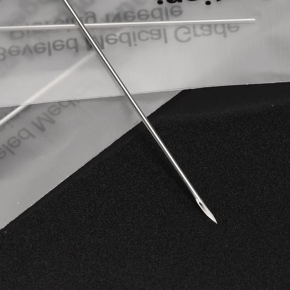 100 шт. стерильные медицинские иглы для пирсинга тела 20 г|piercing needle|body piercing needlessterile