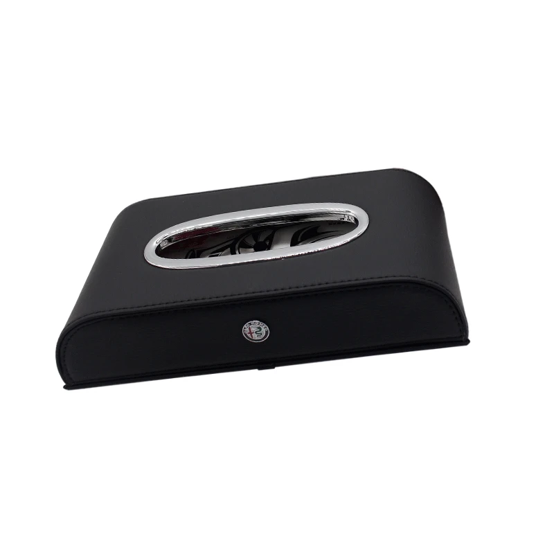 QHCP Авто Стайлинг коробка для салфеток бумажный Чехол Коробка Alfa Romeo Giulia Stelvio