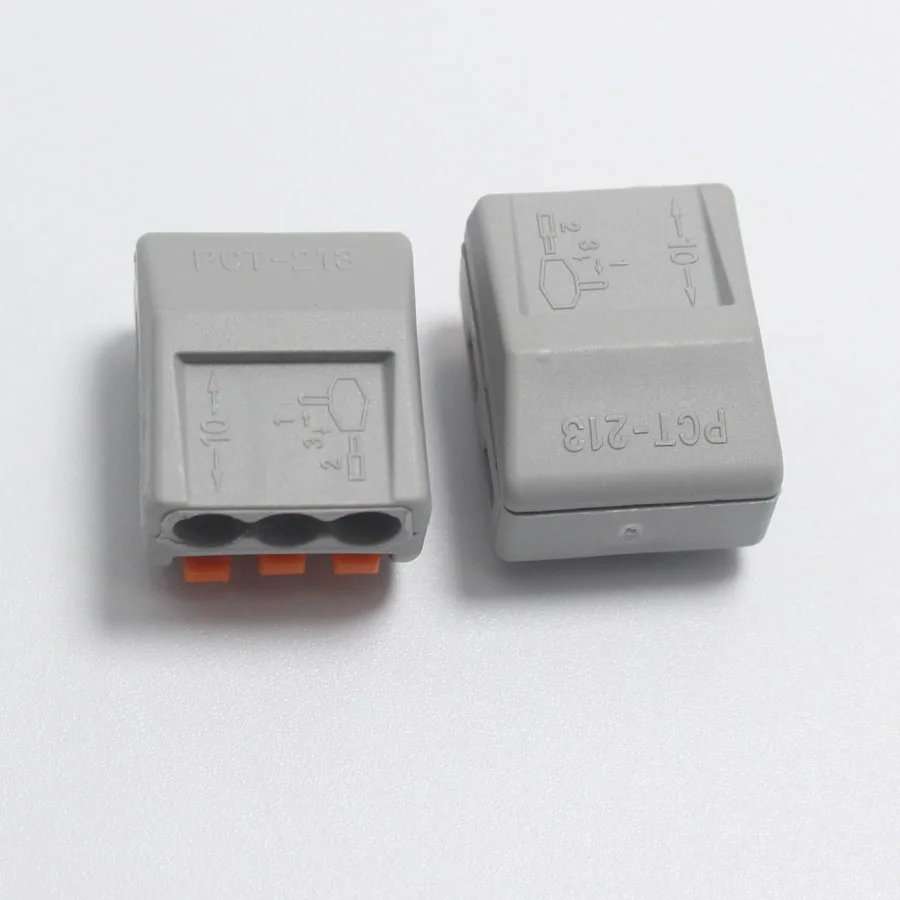 NinthQua 2 шт 3Pin Универсальный быстрый соединитель провода 32A/250В клеммный сплиттер