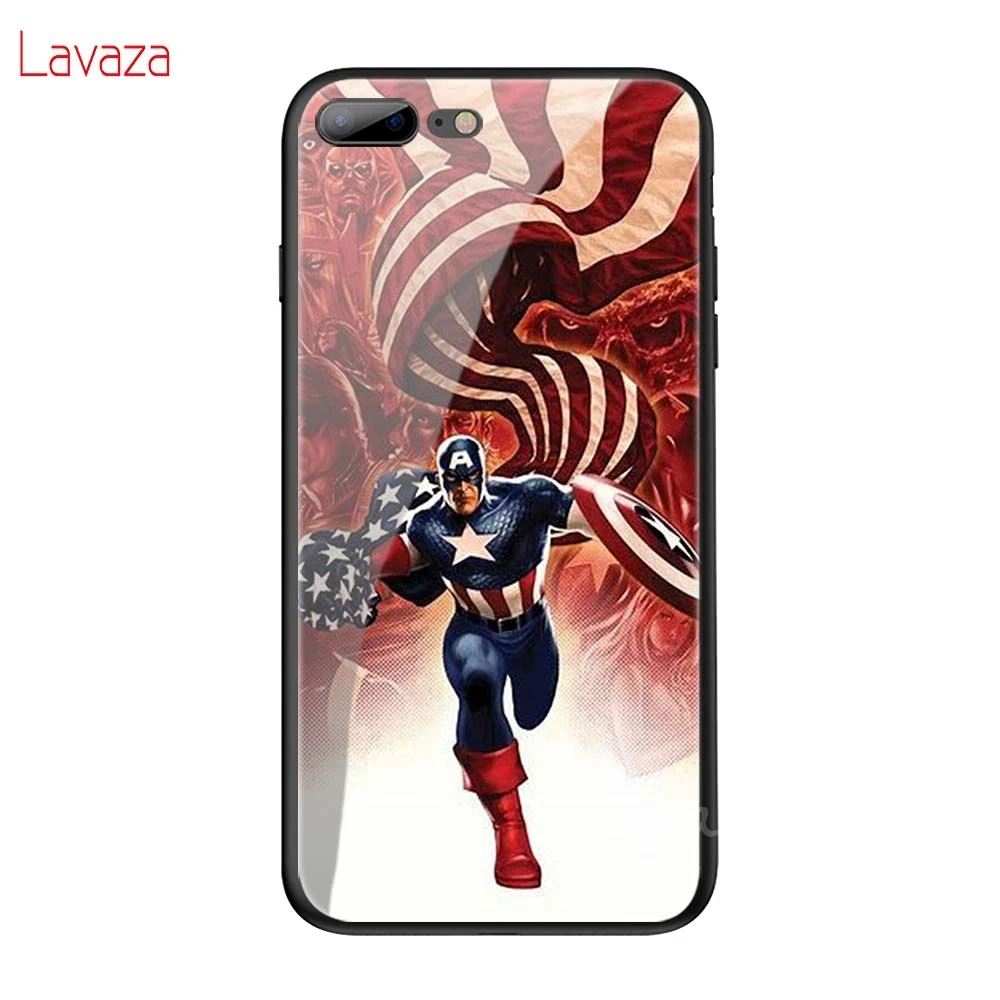 Lavaza Marvel Мстители Jorker Dead Pool Мягкий чехол из закаленного стекла для iPhone 6 6S 7 8 Plus 5 5S SE XR X XS 11 Pro MAX чехол - Цвет: TG12