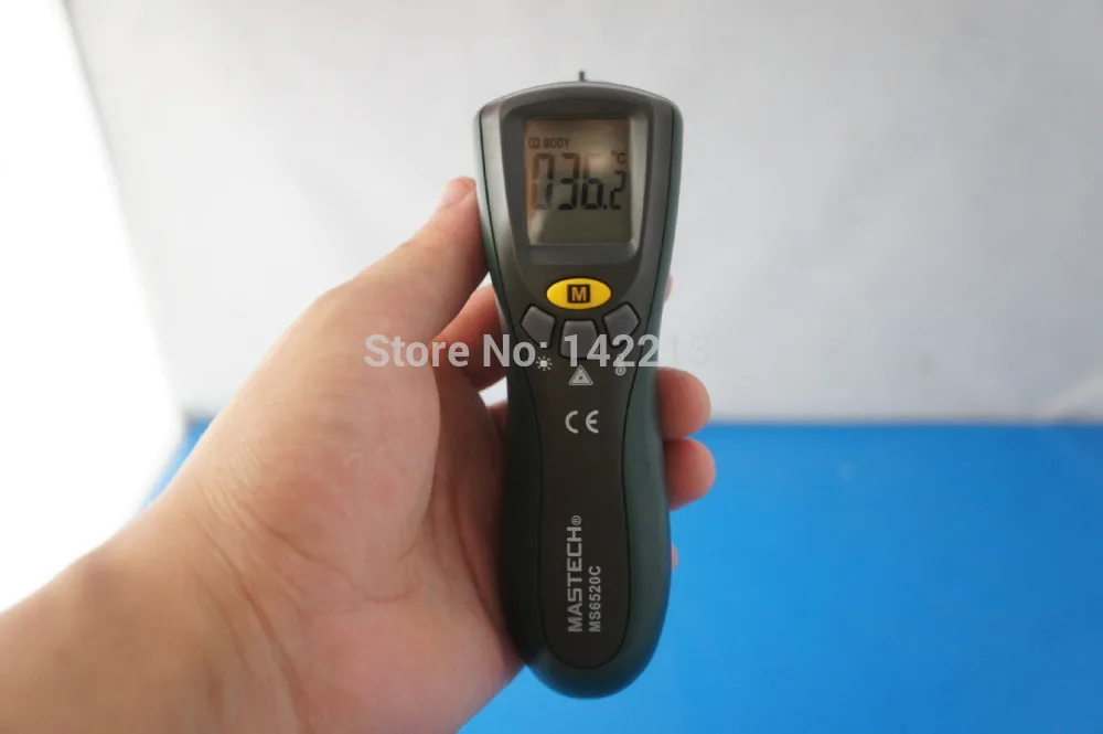 MASTECH MS6520C Non-Contact Infrared Thermometers (surface + body )