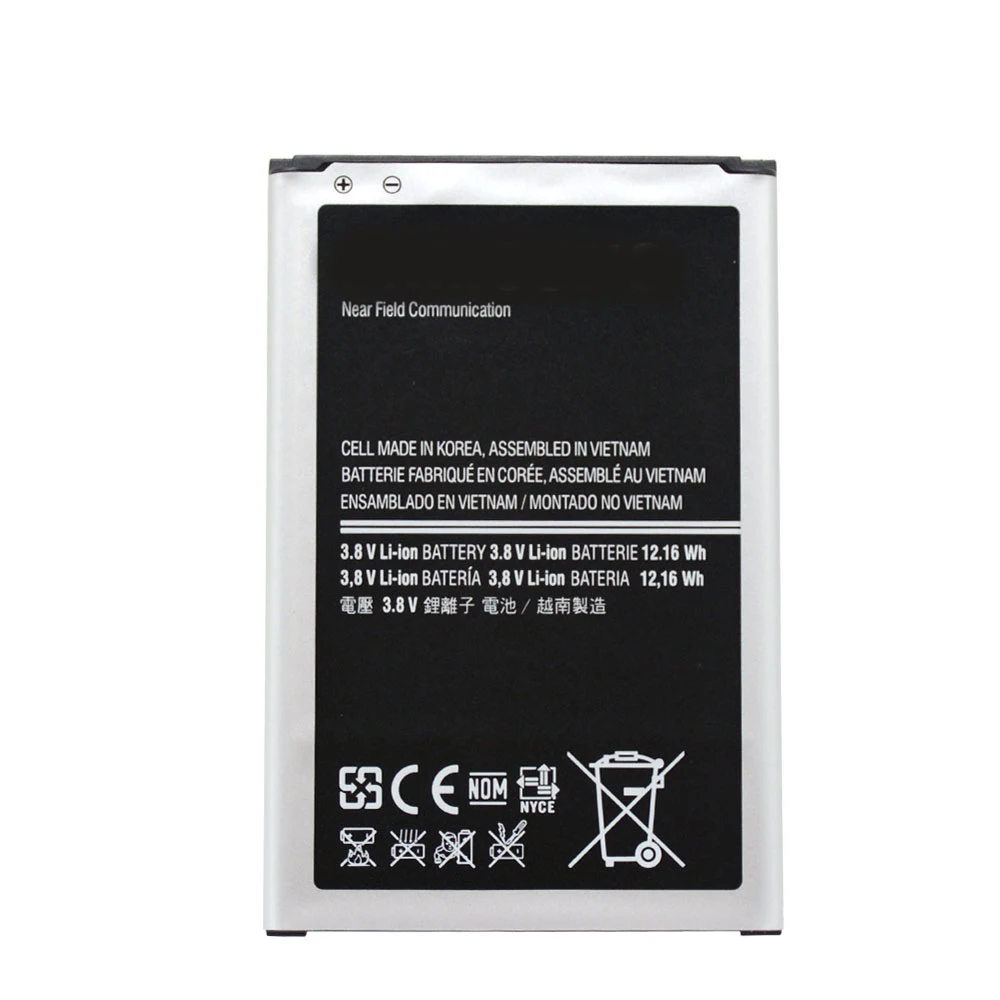20 штук мобильного телефона Батарея для samsung Galaxy Note 3 N900 N9006 N9005 N9000 AAAA + B800BE B800BC DE со