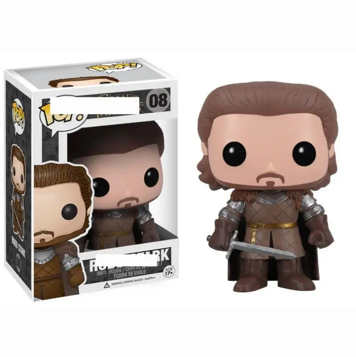 Box FUNKO поп Игра престолов фильм Коллекционная модель игрушки Песнь Льда и Огня виниловая кукла подарок на день рождения фигурка - Цвет: Box