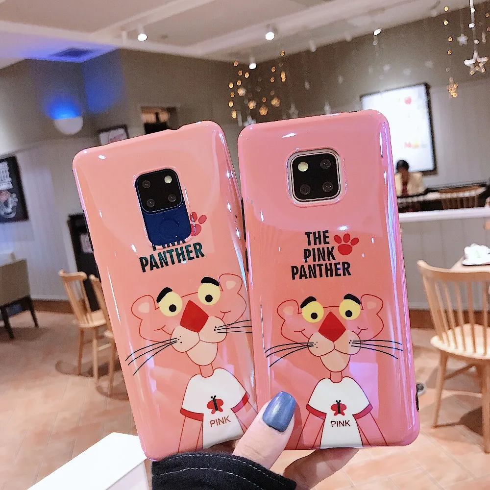 Чехол для телефона с рисунком розовой Пантеры Huawei Mate 20 Pro 20x 10 pro Honor Nova 2s 3 3i P20