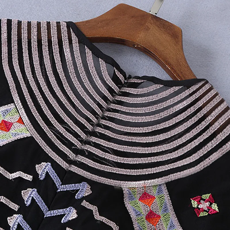 Винтаж Стиль 2019 модные женские туфли длинные Dressses с рукавом бабочкой воротник