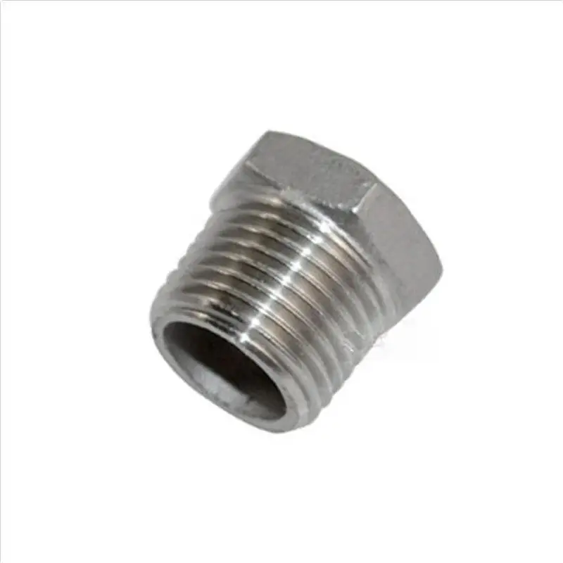 

3/8" Male x 1/4" Female Thread Reducer Bushing Pipe Fitting SS 316 NPT Metal CN
