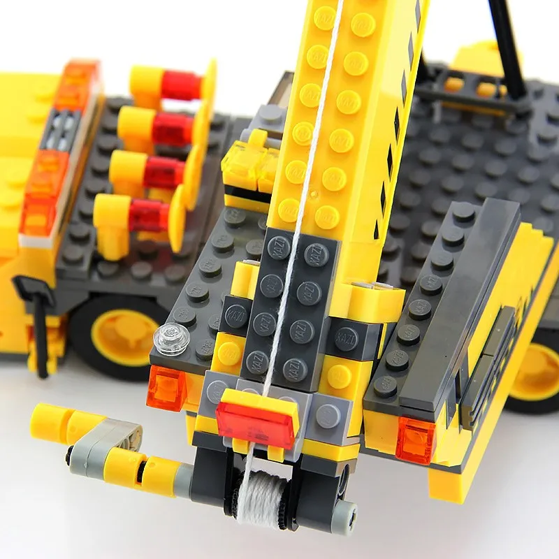 

KAZI 380pcs Engineering Playmobile Model Building Blocks Construction Bricks Educational Toys Kids Gift