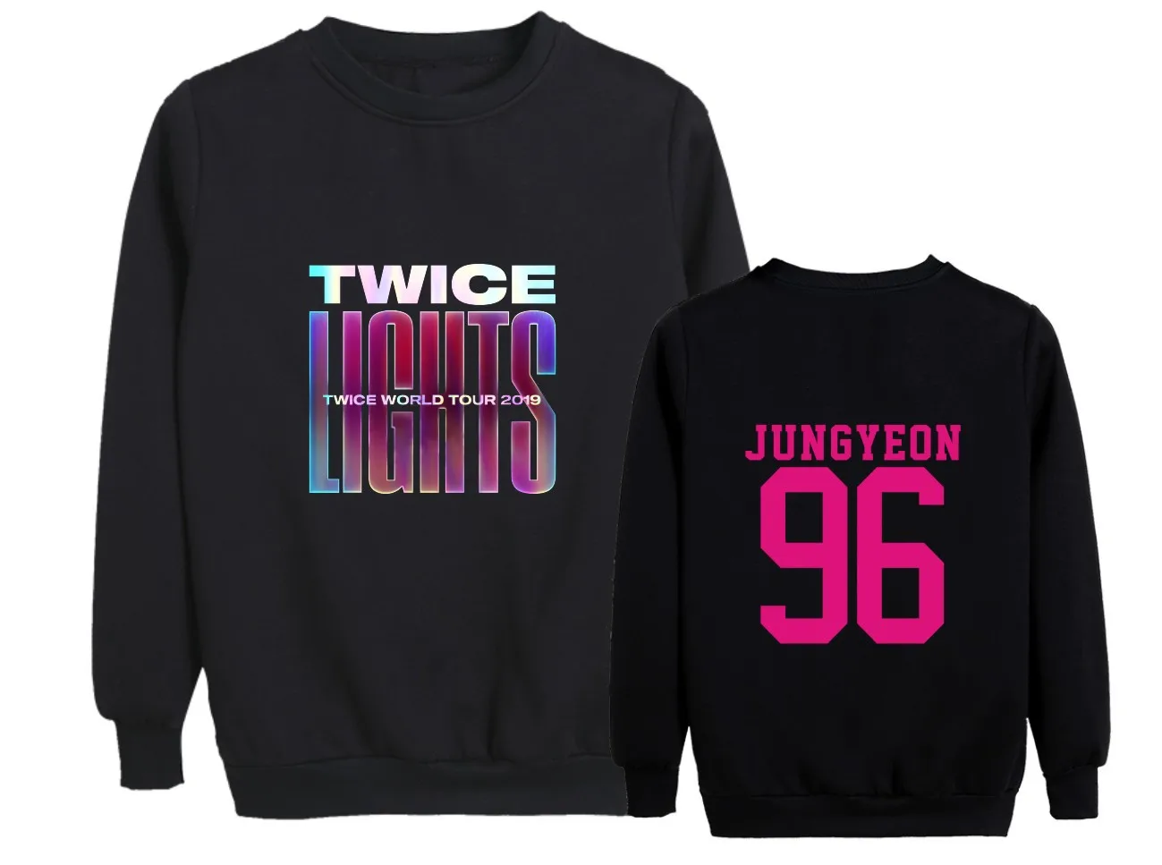 Новинка kpop два раза для концерта мирового турне светится имя участника свитер с