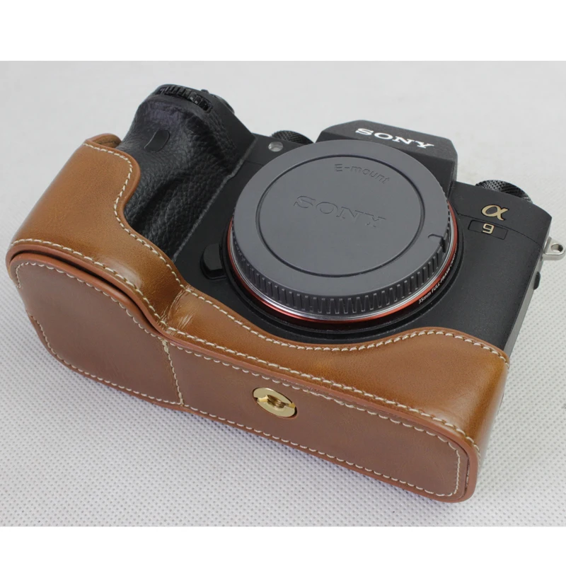 Новинка из искусственной кожи Камера нижней части корпуса сумка для sony ILCE-9 A9