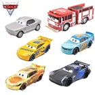 Модель тачки 3 из мультфильма Disney, Pixar, металлический игрушечный автомобиль, Молния Маккуин, черная буря, Джексон, пожарная машина, школьный автобус, игрушка для мальчиков