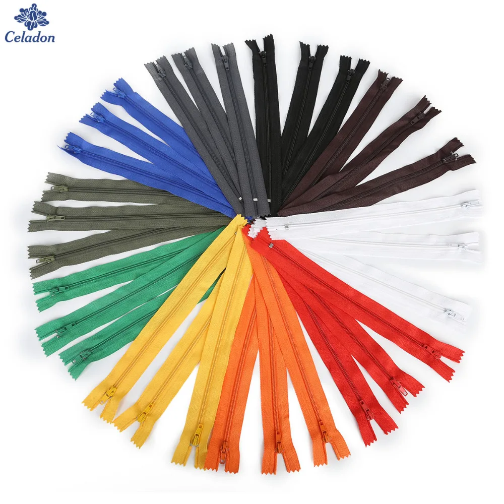 Молния нейлоновая длинная невидимая 10 шт./Лот 20 см | Дом и сад