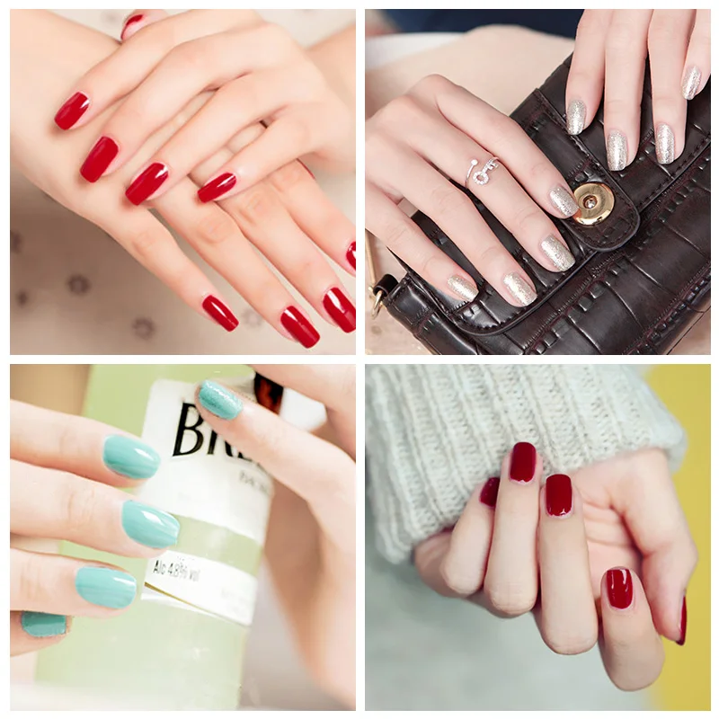 Ellwings Блестящий УФ Гель-лак удаляемый путем отмачивания лак Гибридный цветной