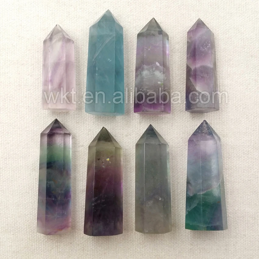 WT G220 высококачественные украшения из флюорита Красивые необработанные