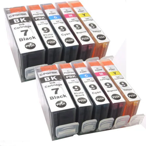 

10x совместимый картридж с чернилами, для Canon PIXMA MX7600 iX7000, BK, M, Y, для Canon PIXMA MX7600, iX7000, бесплатная доставка