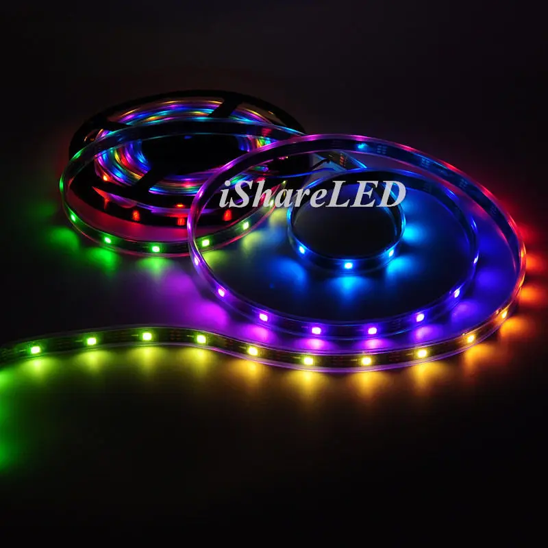 5M 5V SK6812 30 LEDs Pixel WS2812B WS2811 IP30 5050 RGB Full Color LED Strip Black/White IP65 IP67 Waterproof | Освещение