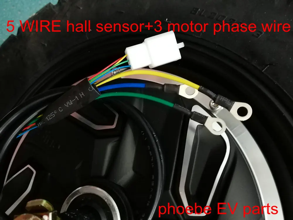 10 дюймов BLDC мотор 48v60v72v 500w800w1000w 1500 Вт Барабанный тормоз/дисковый тормоз с 10*3 или 10*3,5 шины электрический скутер части мотоцикла