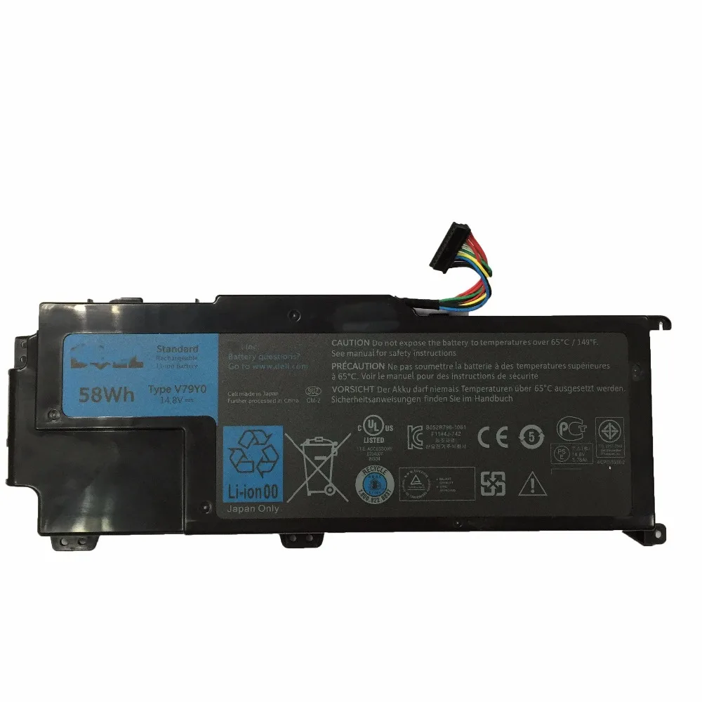 Оригинальный новый аккумулятор V79Y0 14 8 в 58 Вт/ч для ноутбука Dell XPS 14z Series 14Z-L412X 14Z-L412Z