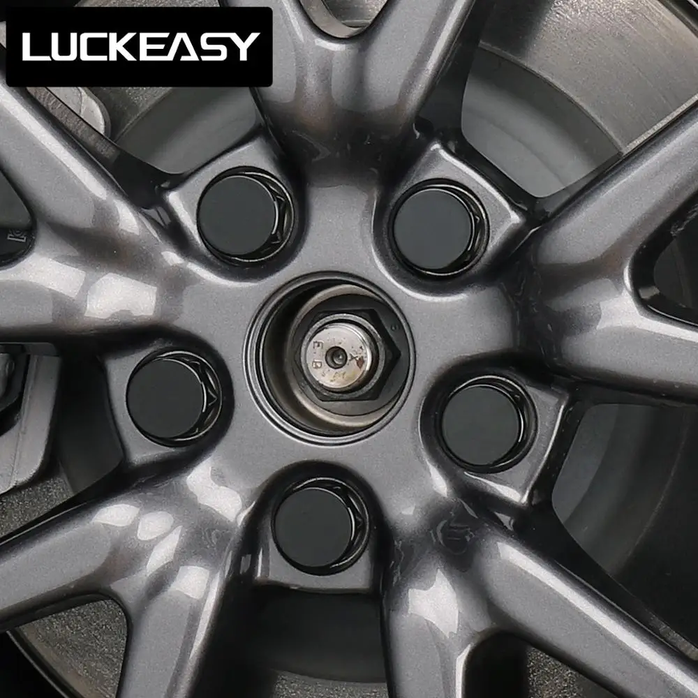 Набор колпачков на колесные диски LUCKEASY для Tesla Model 3 2017 2021 Aero центральные и