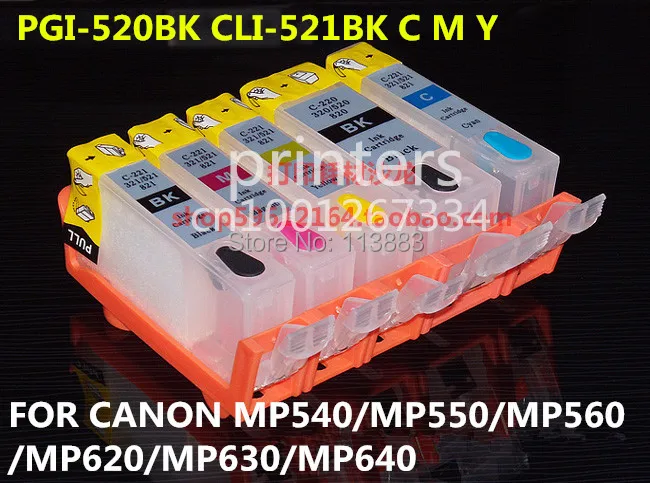 Картридж для принтера canon PIXMA MP540 MP550 MP560 MP620 MP630 MP640 IP3600 IP4600 IP4700 MX860/MX870 | Компьютеры и