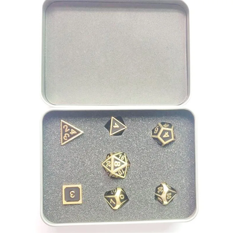 Многогранный набор 7 шт пинцетов полный непрозрачные Настольная игра в виде