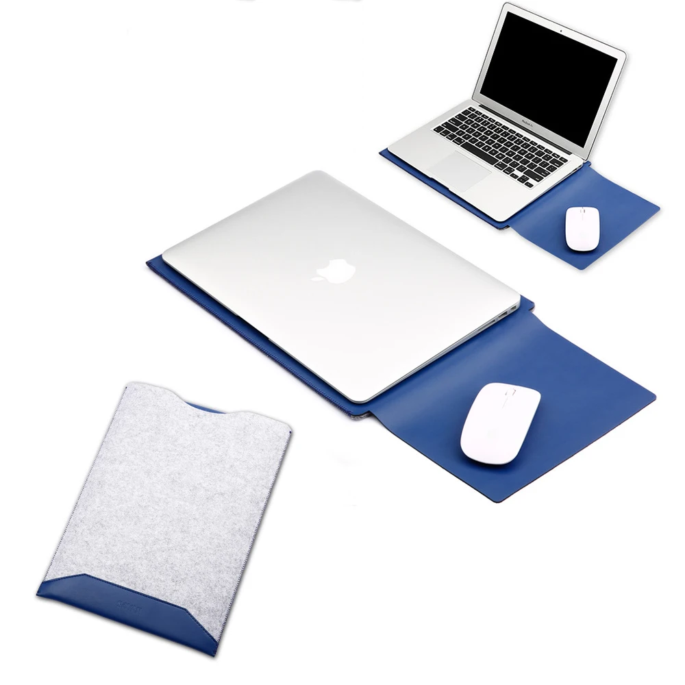Новый Фетр нейлон гильзы сумка для MacBook Air Pro Retina 11 1213 15 ноутбук кобура Чехол mac air 13