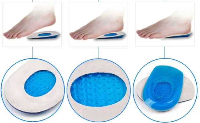 Гелевые подушечки для ног поддерживающие стельки при пяточной шпоре | Красота и