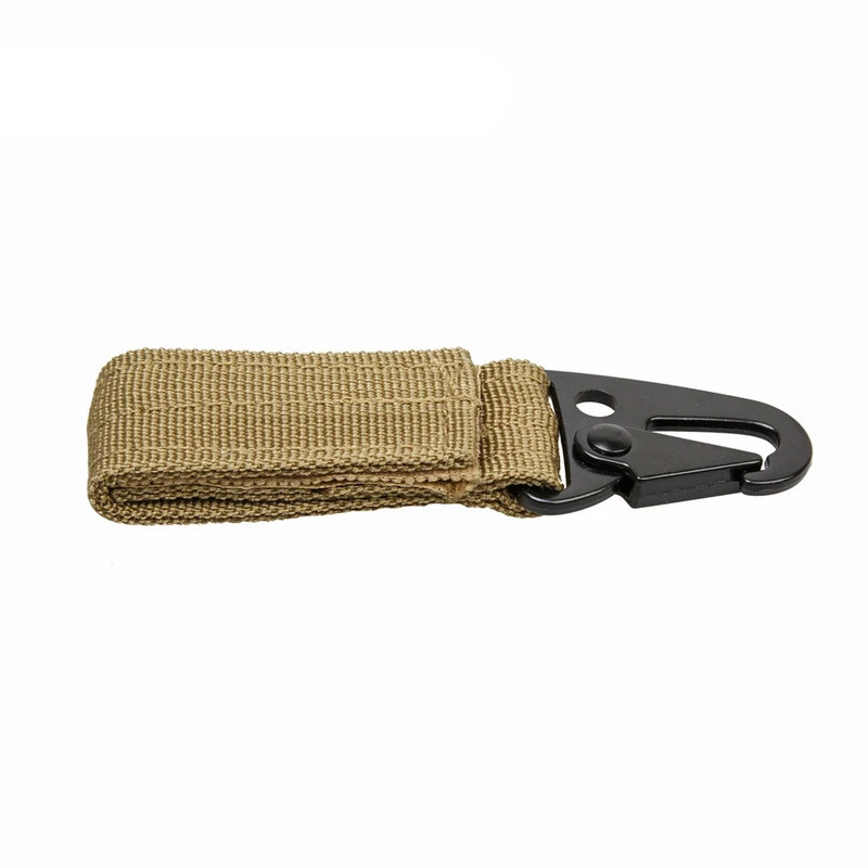 Molle Тактические аксессуар Пряжка нейлоновый крючок брелок Многоразовые клипсы Быстрый выпуск Открытый военный инструмент охотничьего снаряжения