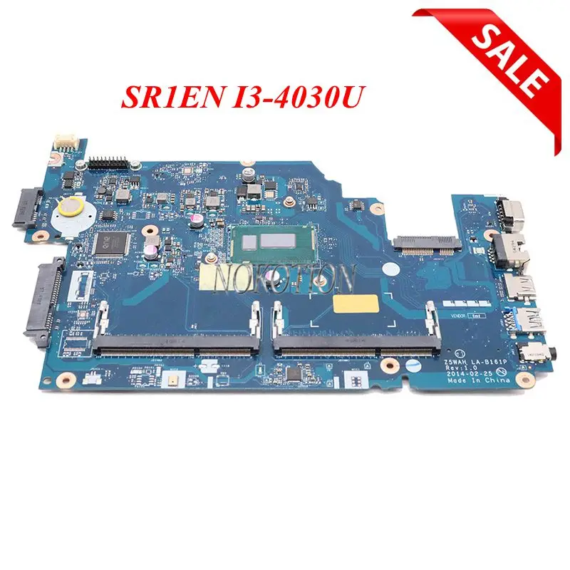 NOKOTION Z5WAH LA-B161P материнская плата для acer aspire E5-531 E5-571 Материнская плата ноутбука NBML811002 NB. ML811.002 SR1EN I3-4030U Процессор