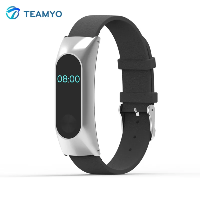 2017 Mi Band 2 Leather Strap Watchband Replacement Wrist For Xiaomi Smart Bracelet Accessories Miband | Электроника