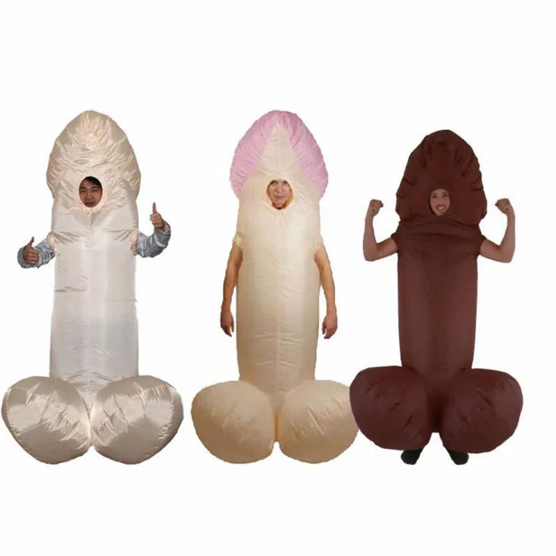 2018 костюмы на Хэллоуин для взрослых мужчин женщин сексуальный надувной Уилли
