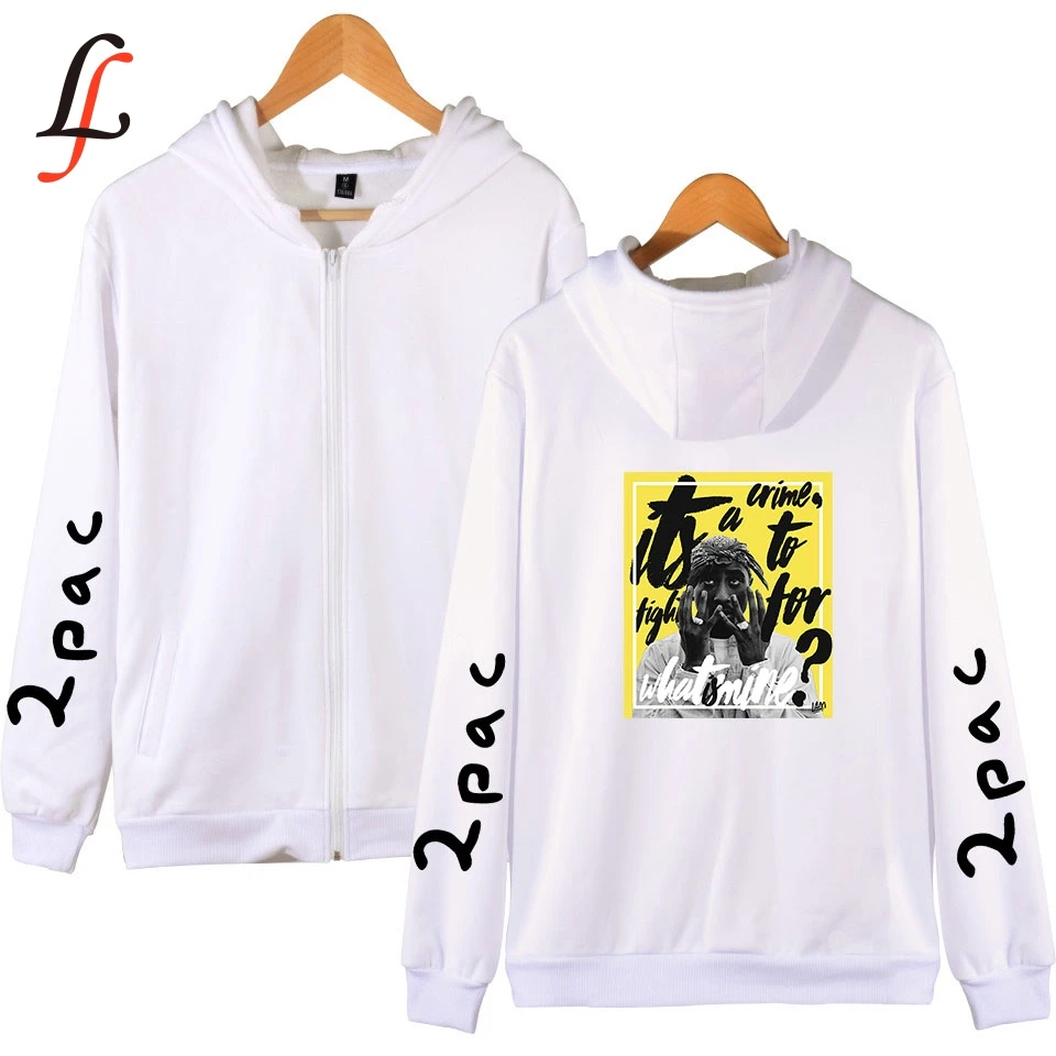 2pac harajuku на молнии толстовки с капюшоном женские для мужчин Shein уличный