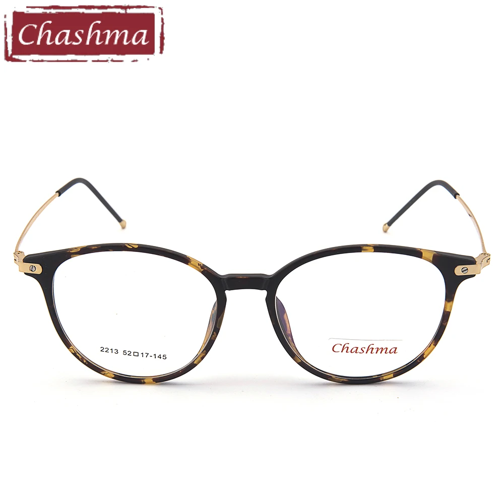Бренд Chashma большие круглые женские модные мужские очки в оправе прозрачные