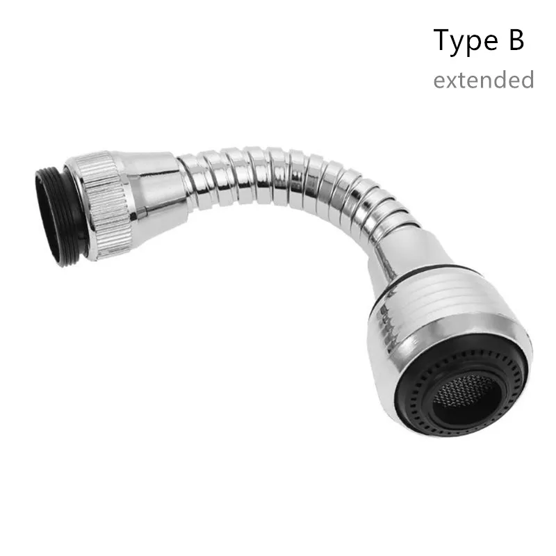 Type B extended Водосберегающая вода кран Bubbler кухонный кран экономичный кран ванная душевая головка Душ спрей фильтр сопла Тип A, B опционально - Цвет: Type B extended