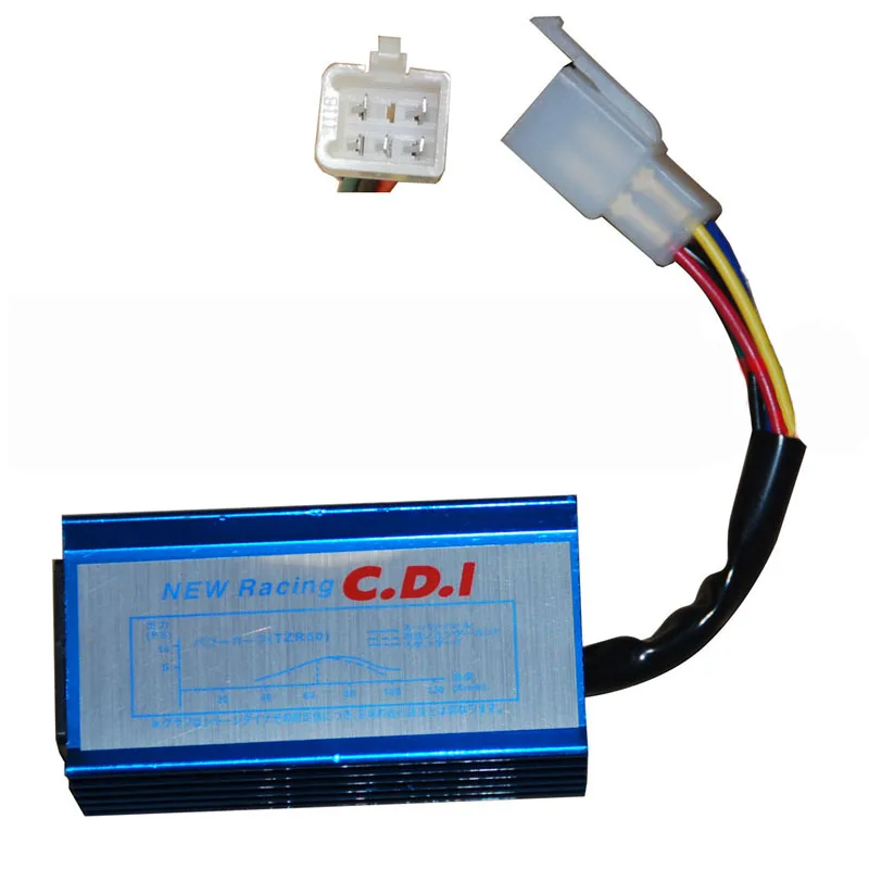 Высокая производительность золотой цвет 5 PIN гоночный CDI 50cc 70cc 90cc 110cc 125cc 140cc