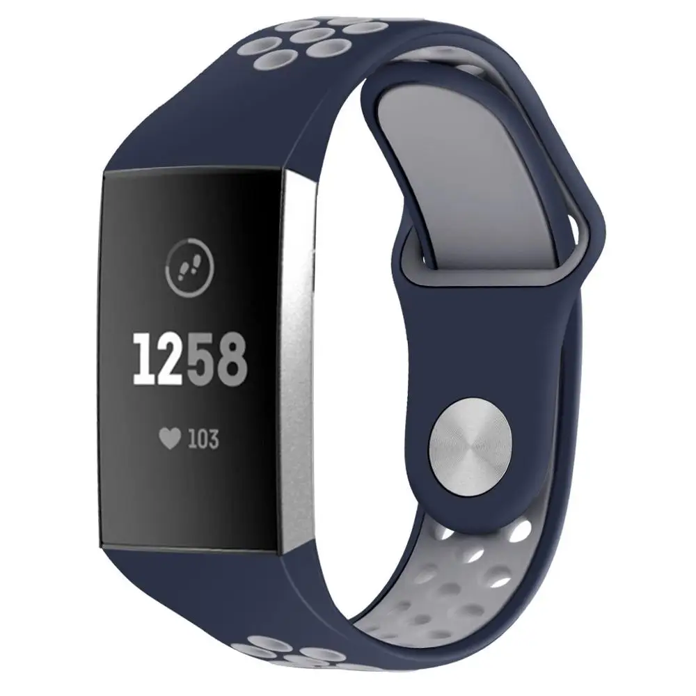 11 Силиконовый спортивный ремешок для Fitbit Charge 3 сменный ремешок браслет для Fitbit Charge 3 Correa Fitbit Watch 61003 - Цвет ремешка: 11