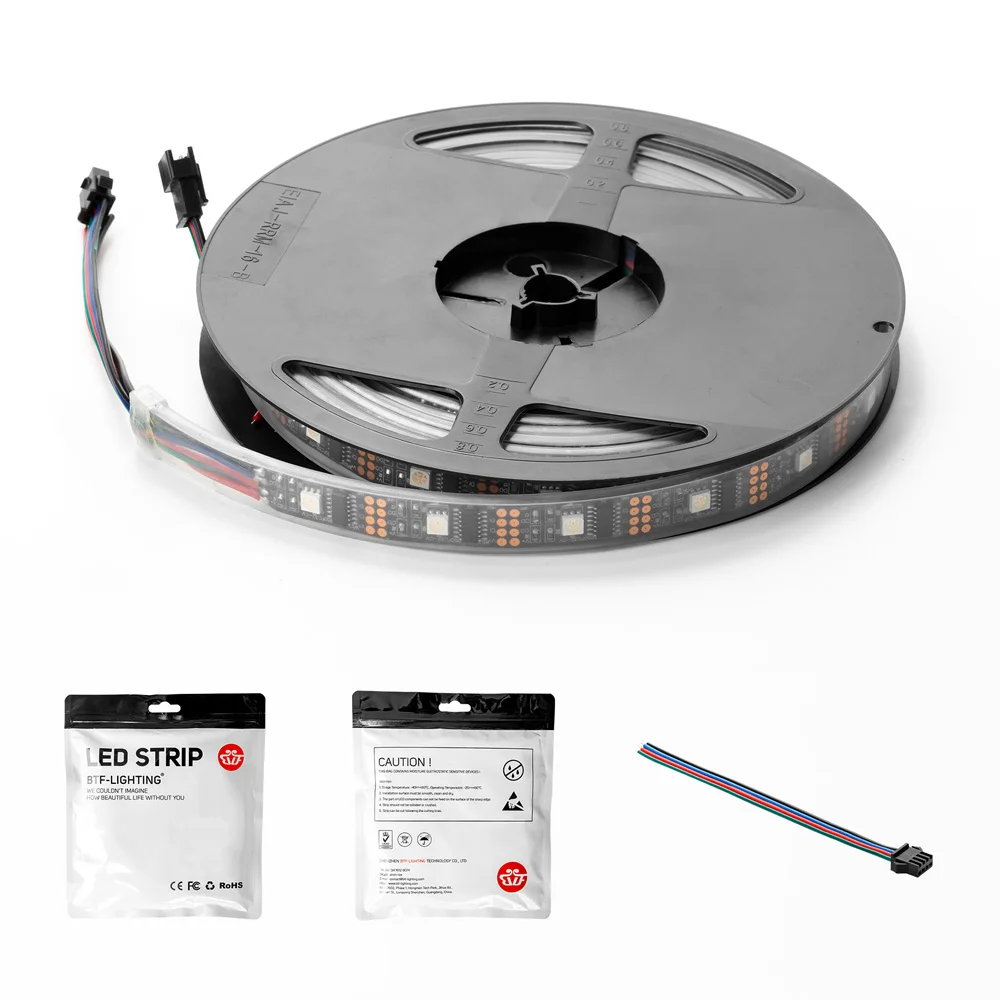 Светодиодная светильник та WS2801 5 в постоянного тока 32 светодиода на метр 5050 RGB IC