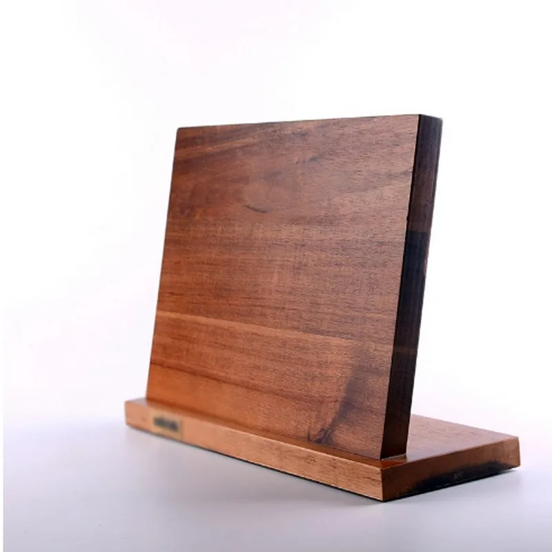 NEW Solid Wood Magnetic Knife Holder Ventilation Drying Storage Block Stand Magnet Kitchen Utensil Cooking Tools | Дом и сад