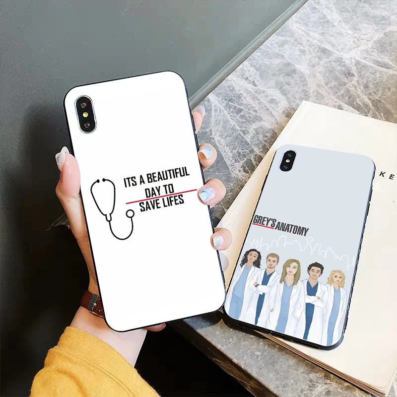 Grey Anatomy Soft High Quality Silicone Case for iPhone 5 5S 6 6S Plus 7 8 11 Pro X XS Max XR | Мобильные телефоны и
