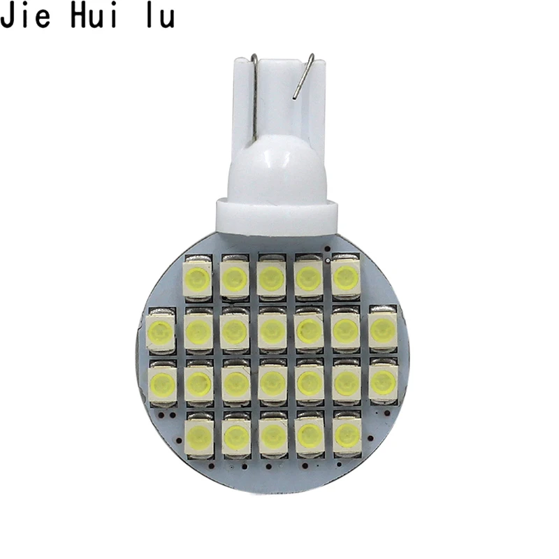 Лучшая цена Белый T10 168 194 501 W5W 24 SMD 1210 светодиодный Панель авто боковые цоколь