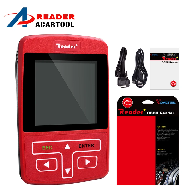 Новое поступление Vdiagtool код ридер так же, как U480 OBD OBD2 OBD II автомобильный диагностический сканер Инструменты CAN BUS& двигатель код ридер
