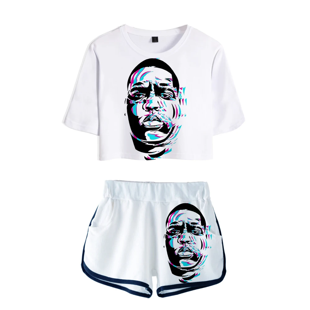 Известный B. I. G. Комплект из 2 предметов Biggie Smalls комплект одежды в стиле хип-хоп с